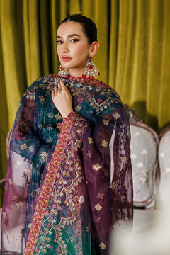 AF-CH-2174-Nagar C Sea Green Embroidered Chiffon