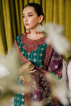 AF-CH-2174-Nagar C Sea Green Embroidered Chiffon