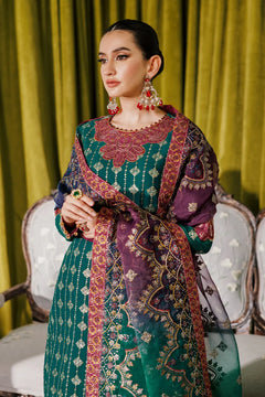 AF-CH-2174-Nagar C Sea Green Embroidered Chiffon