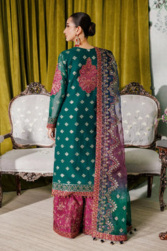 AF-CH-2174-Nagar C Sea Green Embroidered Chiffon