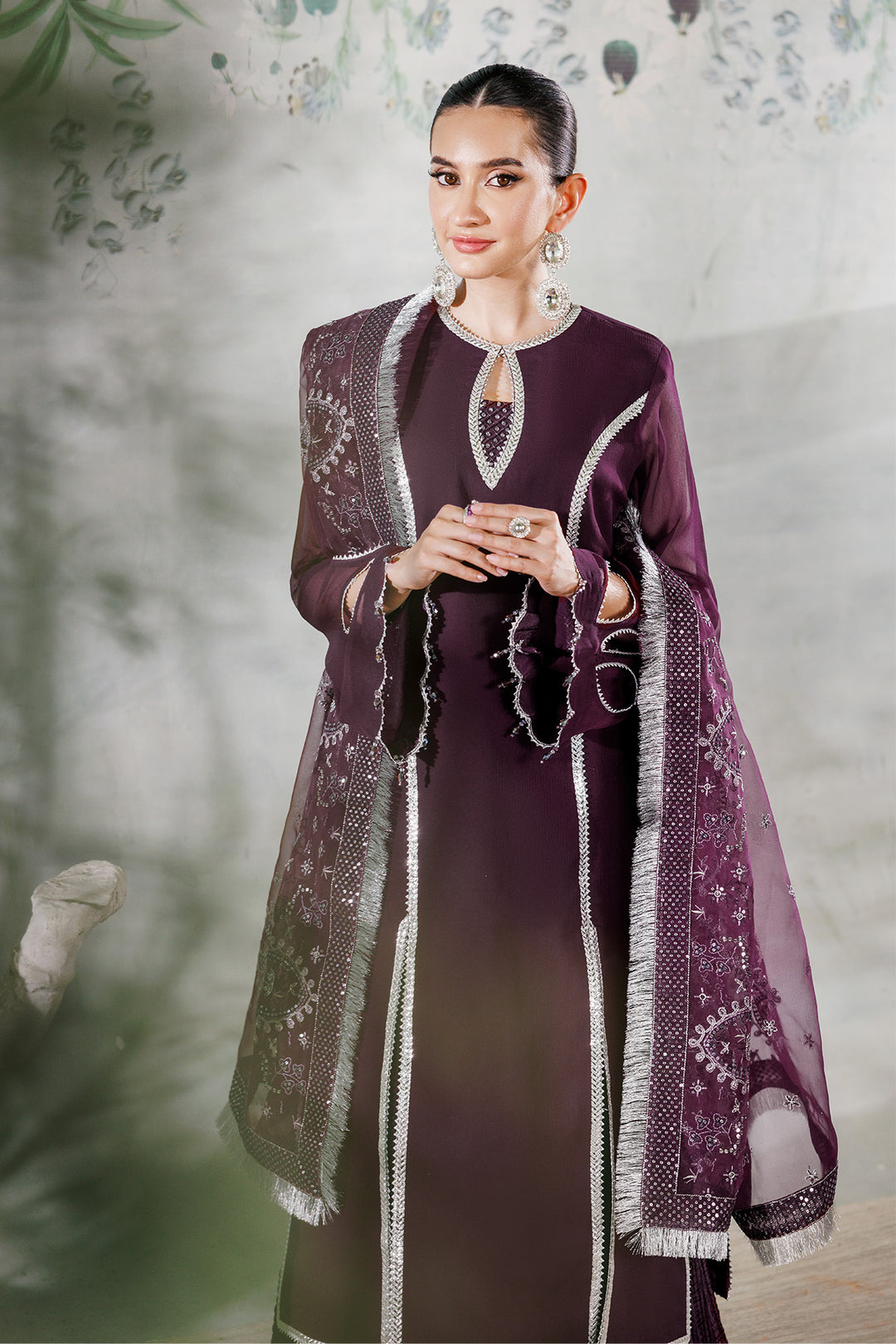 Purple Dress 3 piece - RTW1023