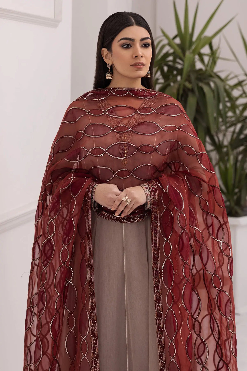 Beige Dress 3 piece - RTW1010 Ready to Wear