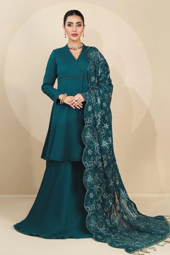 Sea Green Peplum 3 piece - RTW1015 Ready to Wear