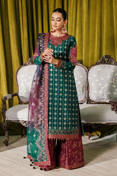 AF-CH-2174-Nagar C Sea Green Embroidered Chiffon