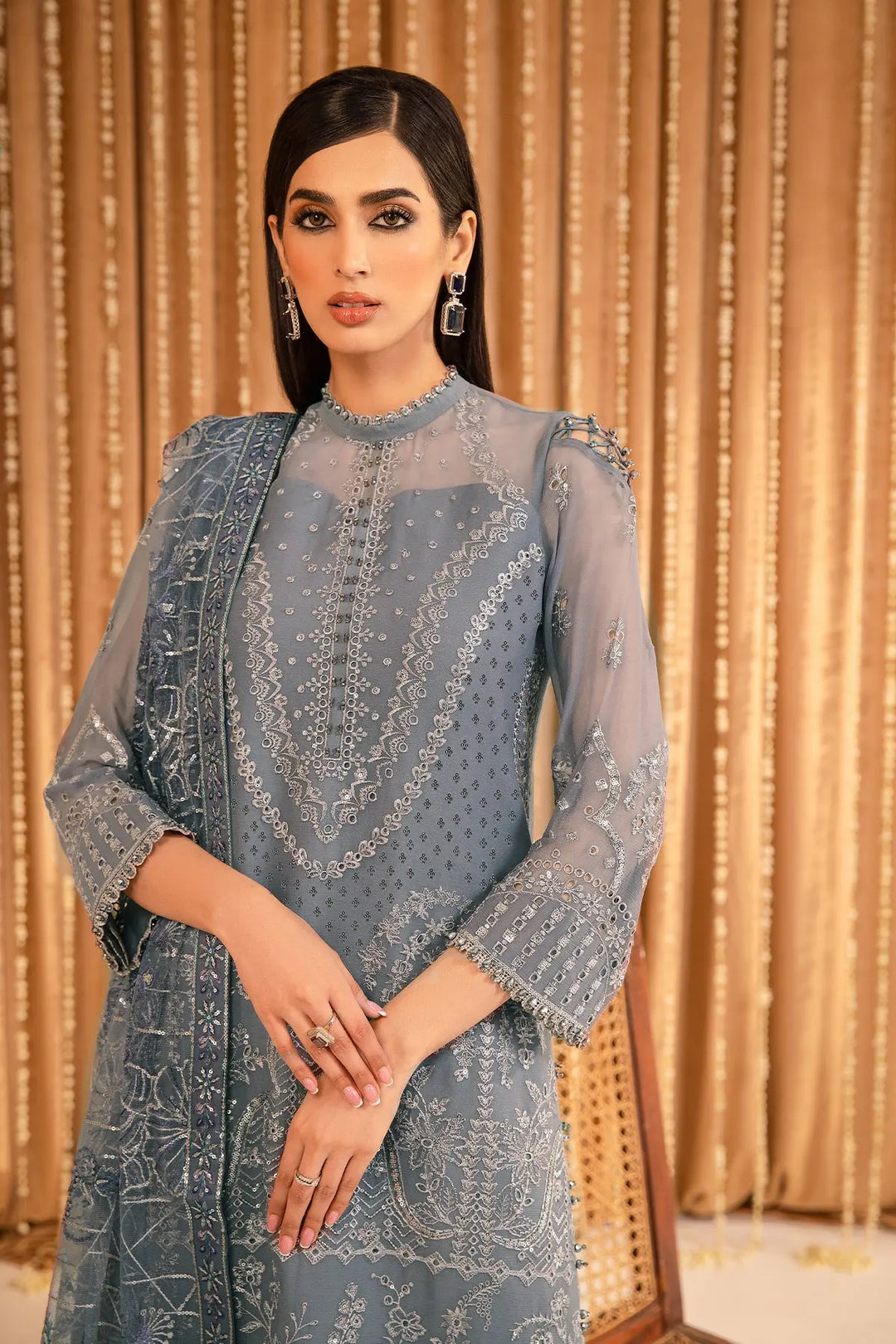 AF-CH-2159-Aabgeena Embroidered Chiffon