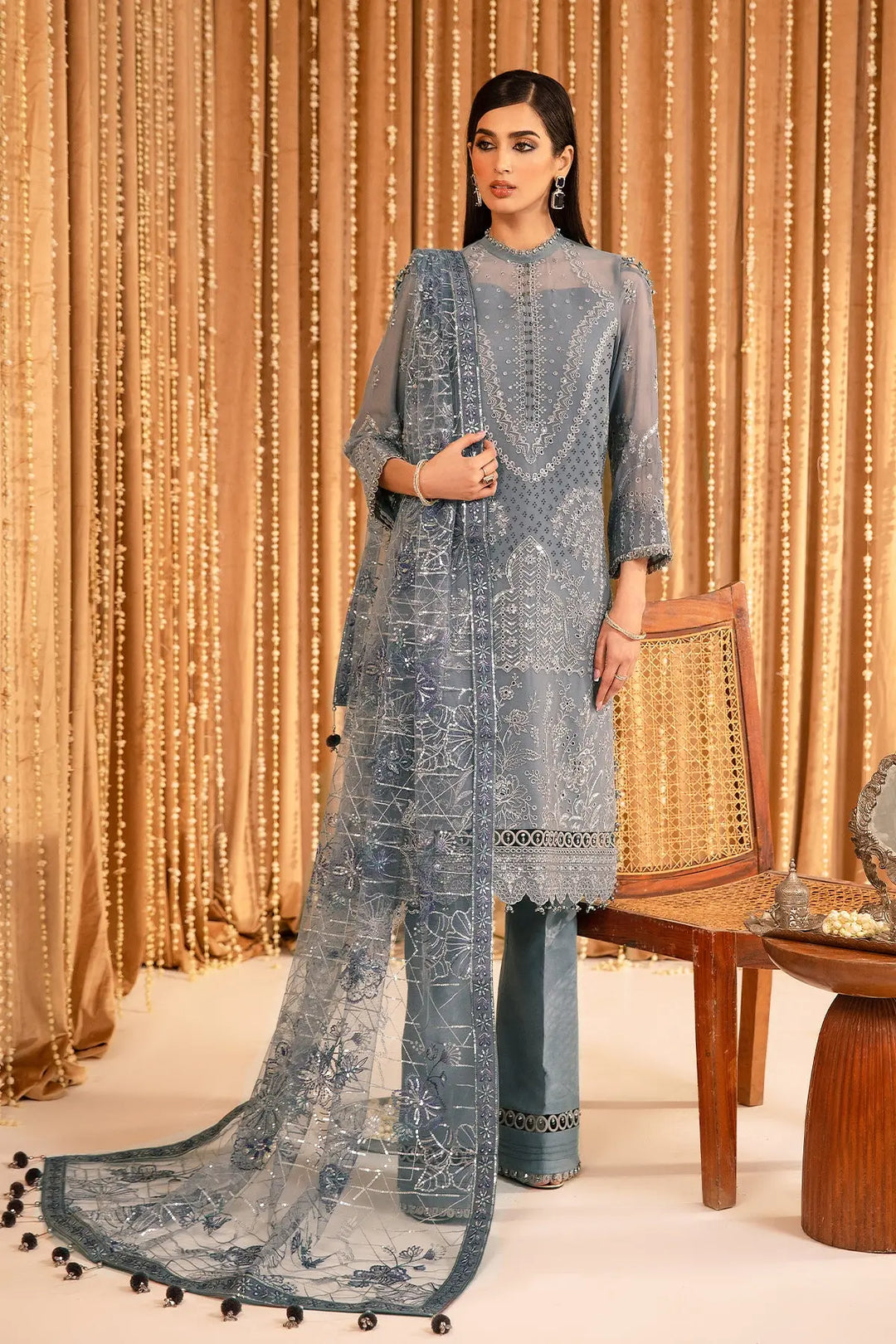 AF-CH-2159-Aabgeena Embroidered Chiffon