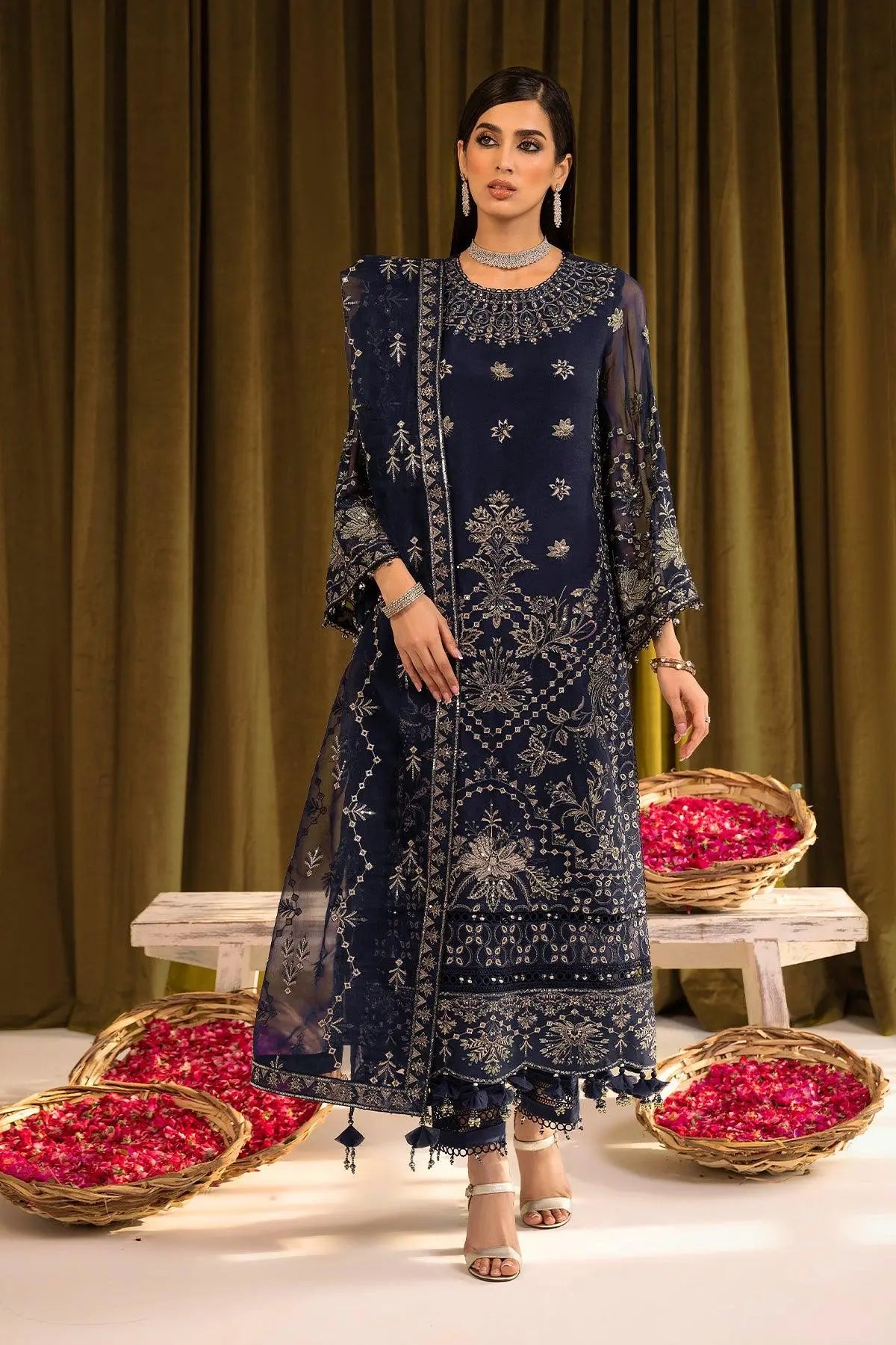 AF-CH-2164-Daim Embroidered Chiffon
