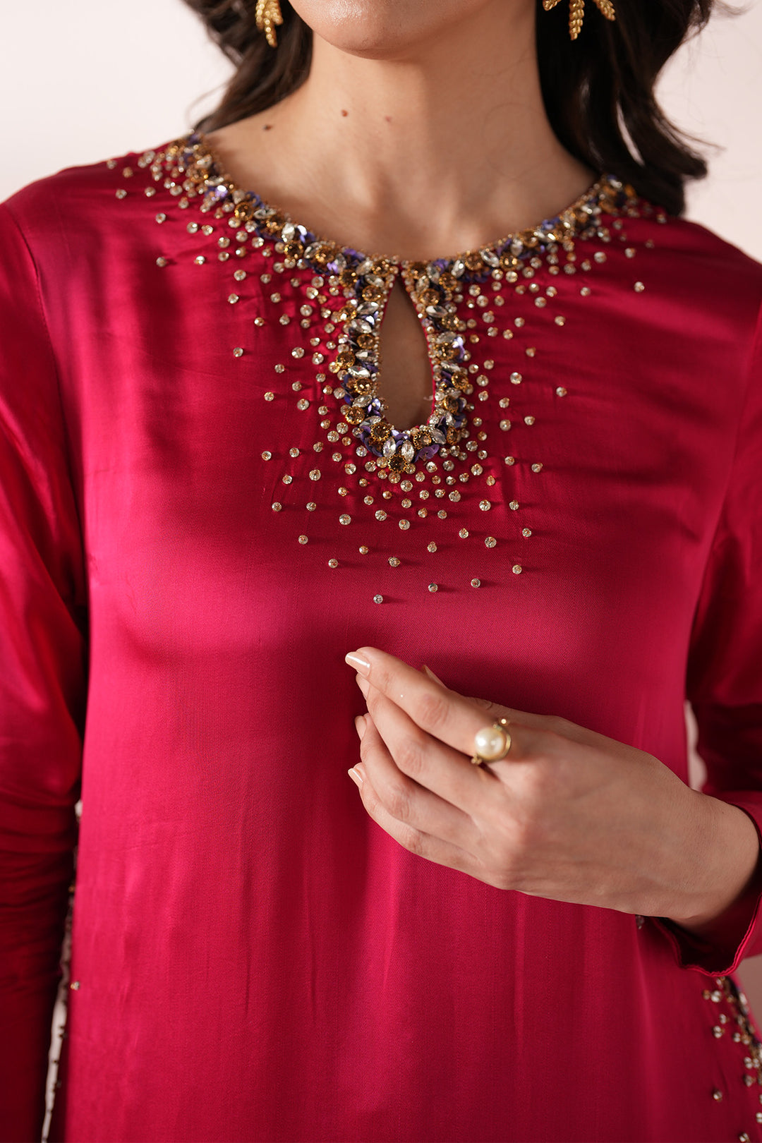 Pink Dress 3 piece - RTW1029