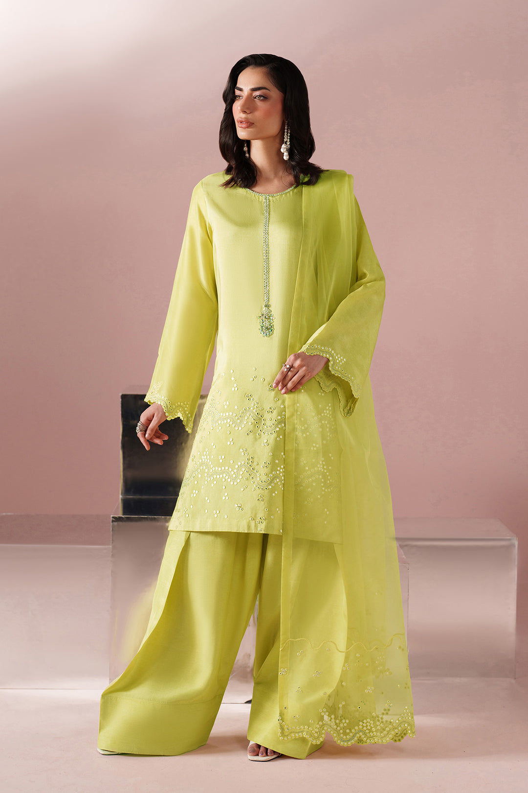 Yellow Dress 3 piece - RTW1031