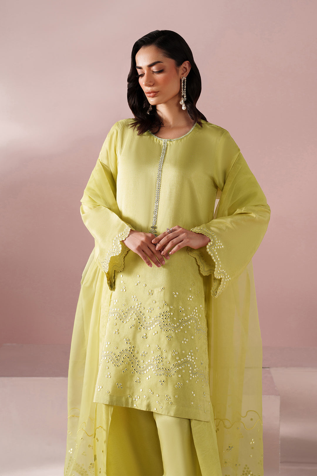 Yellow Dress 3 piece - RTW1031