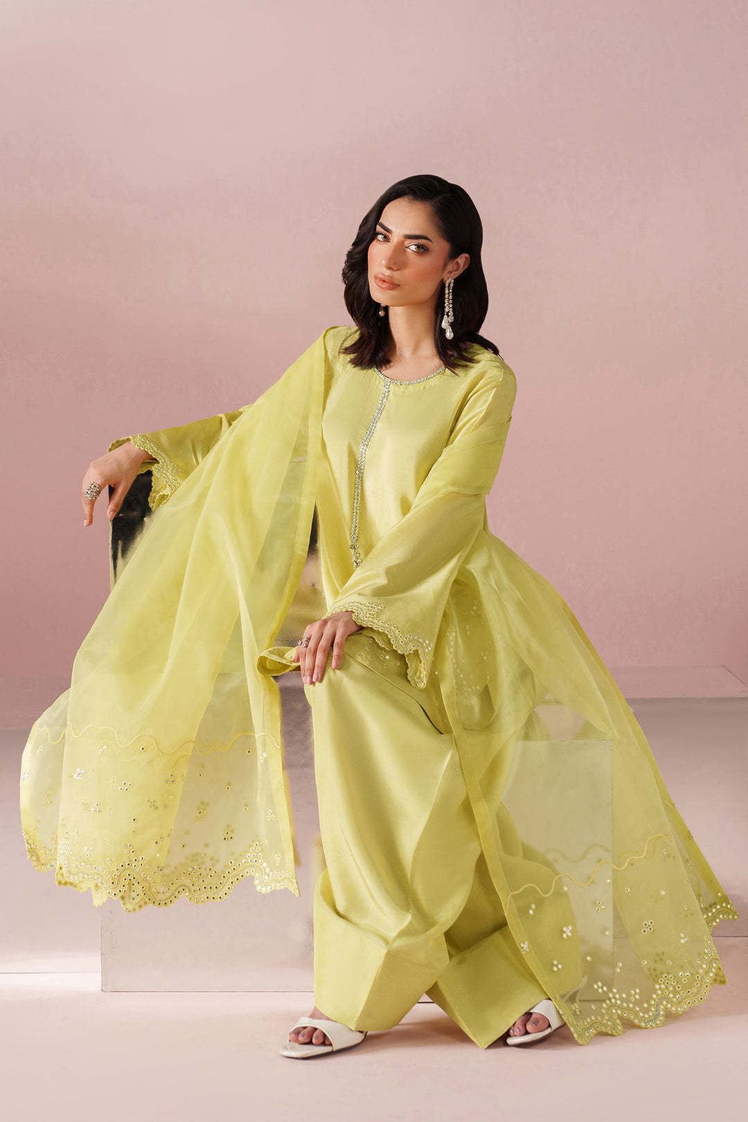 Yellow Dress 3 piece - RTW1031