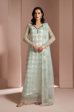 Ice Blue Dress 4 Piece - RTW1033
