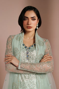 Ice Blue Dress 4 Piece - RTW1033