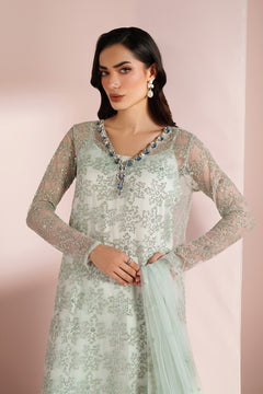 Ice Blue Dress 4 Piece - RTW1033