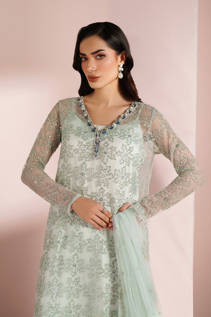 Ice Blue Dress 4 Piece - RTW1033