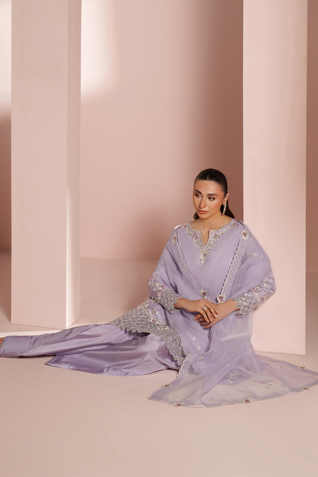 Purple Dress 3 Piece - RTW1034