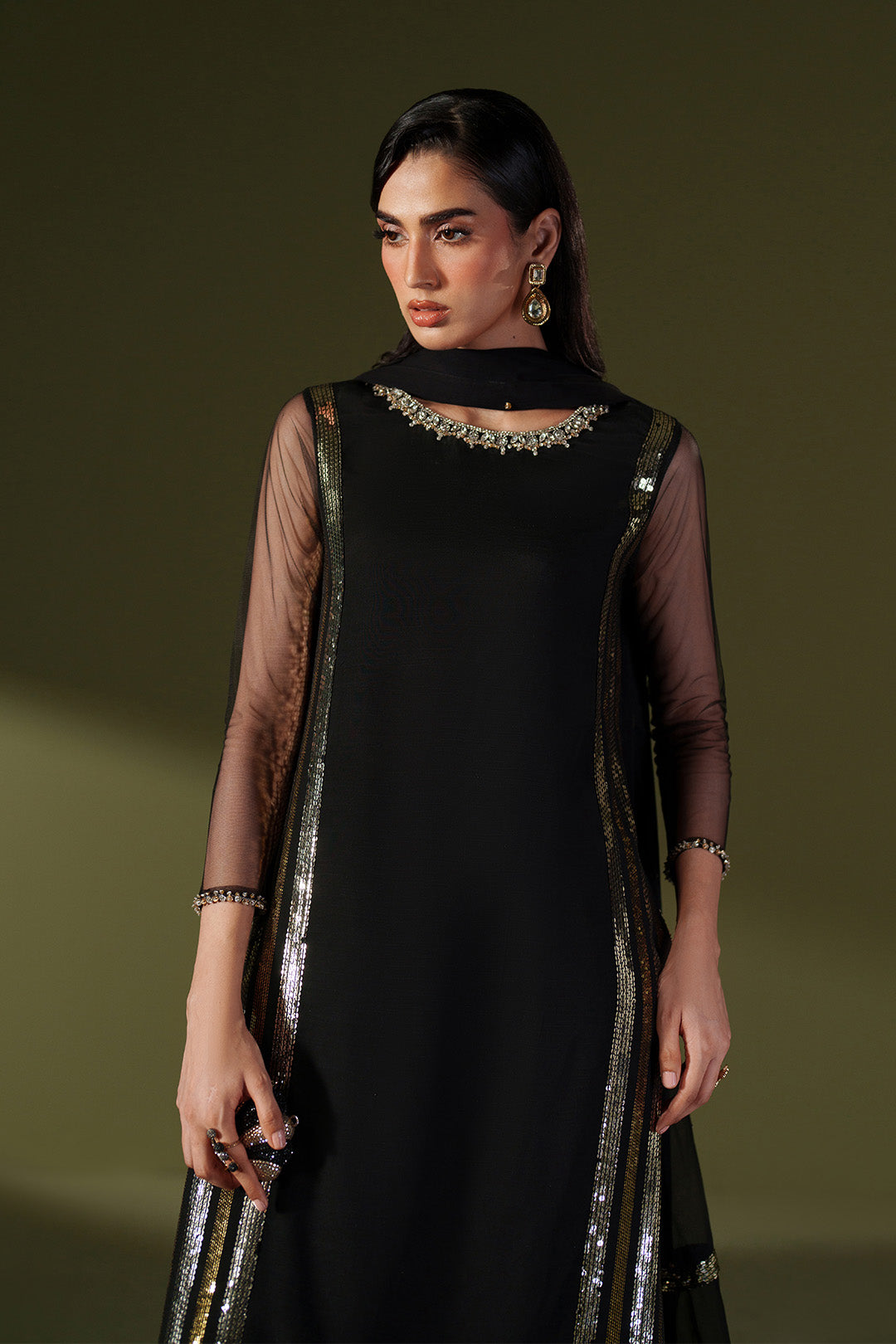 Embroidered & Handmade Slub - RTW1036