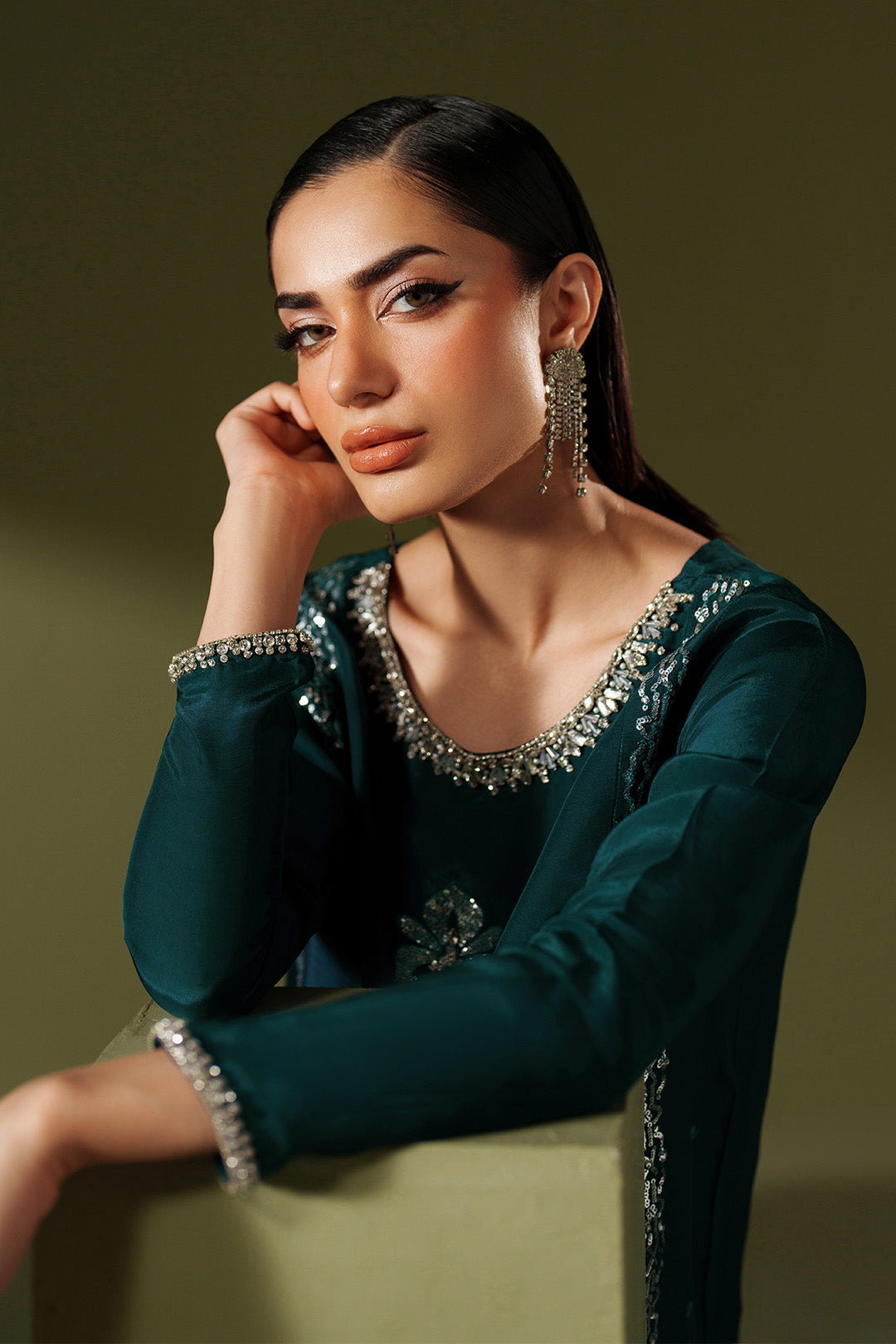 Embroidered & Handmade Slub - RTW1037