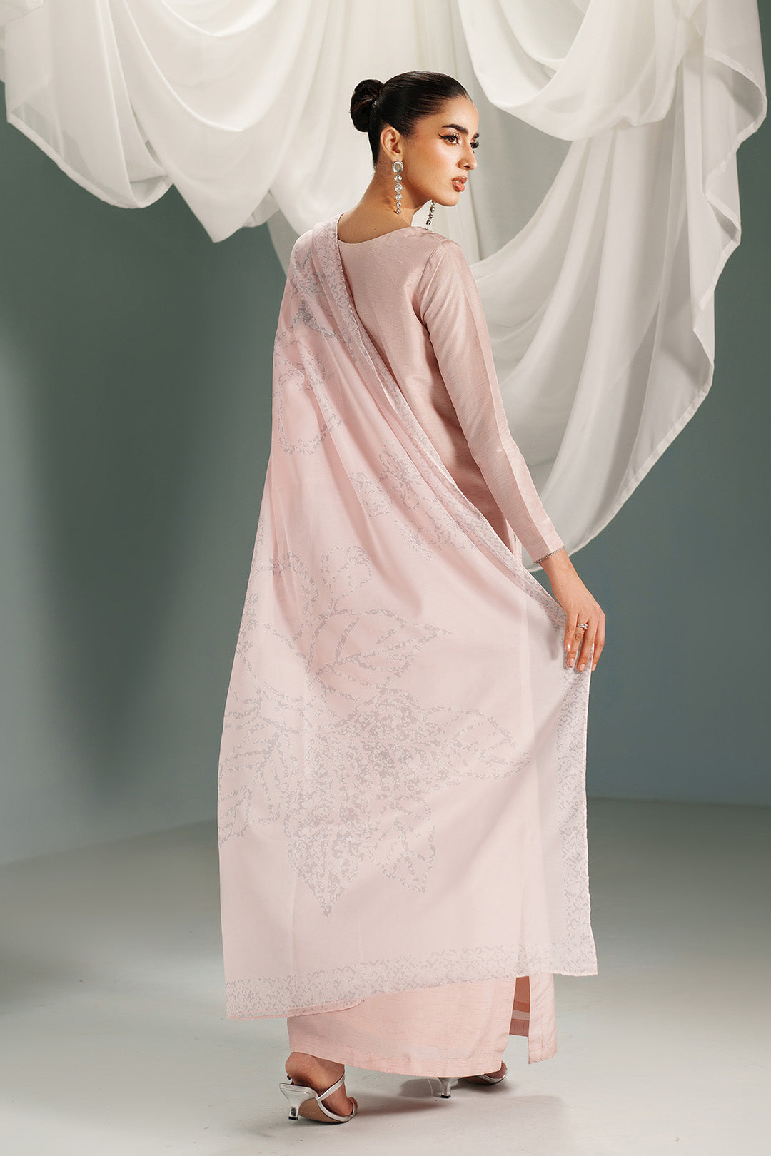 Embroidered & Handmade Tussar Silk - RTW1039