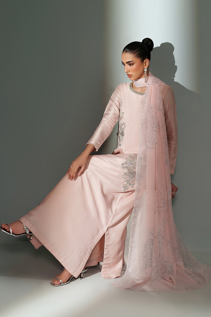 Embroidered & Handmade Tussar Silk - RTW1039