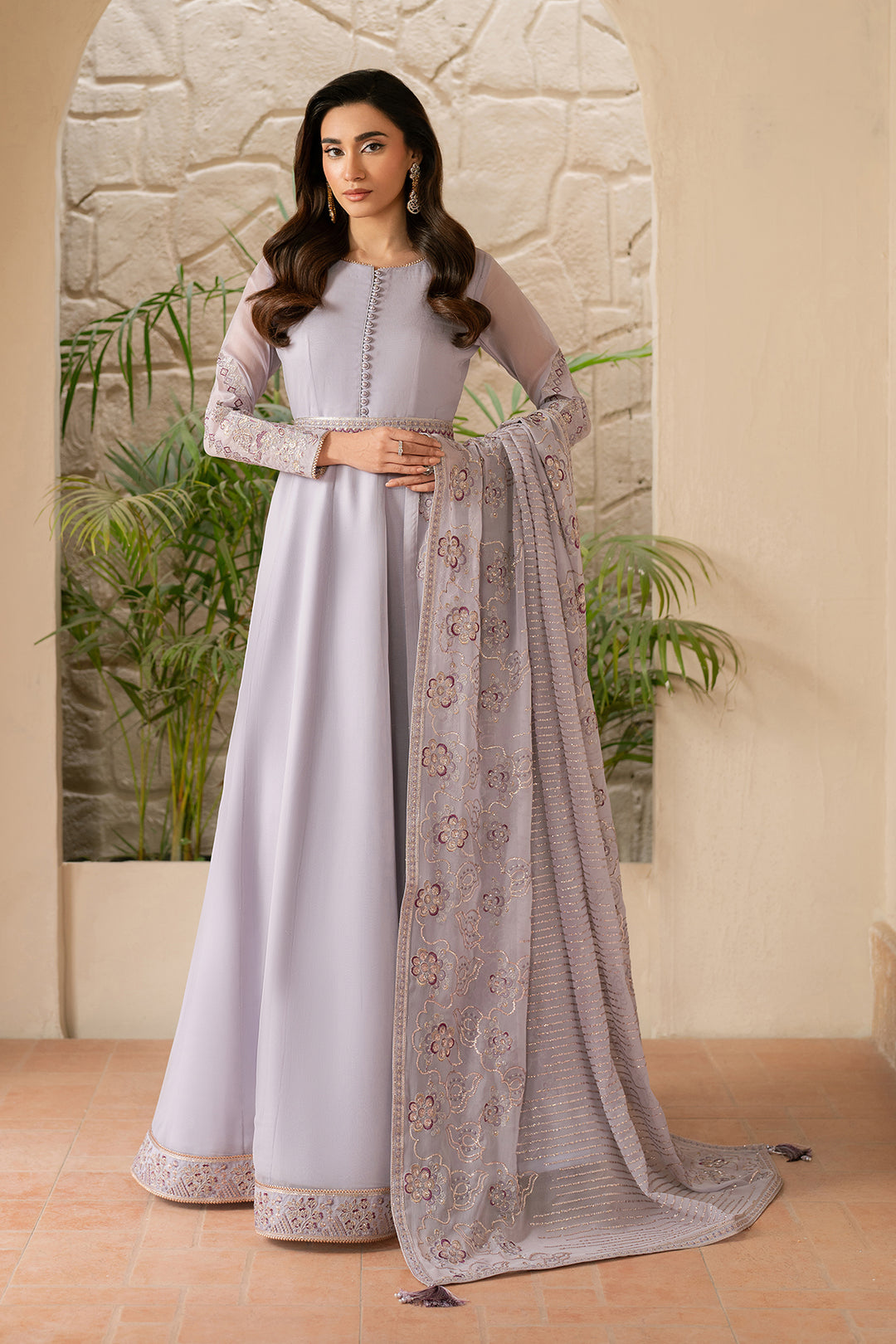 Lilac Dress 3 piece - RTW1028