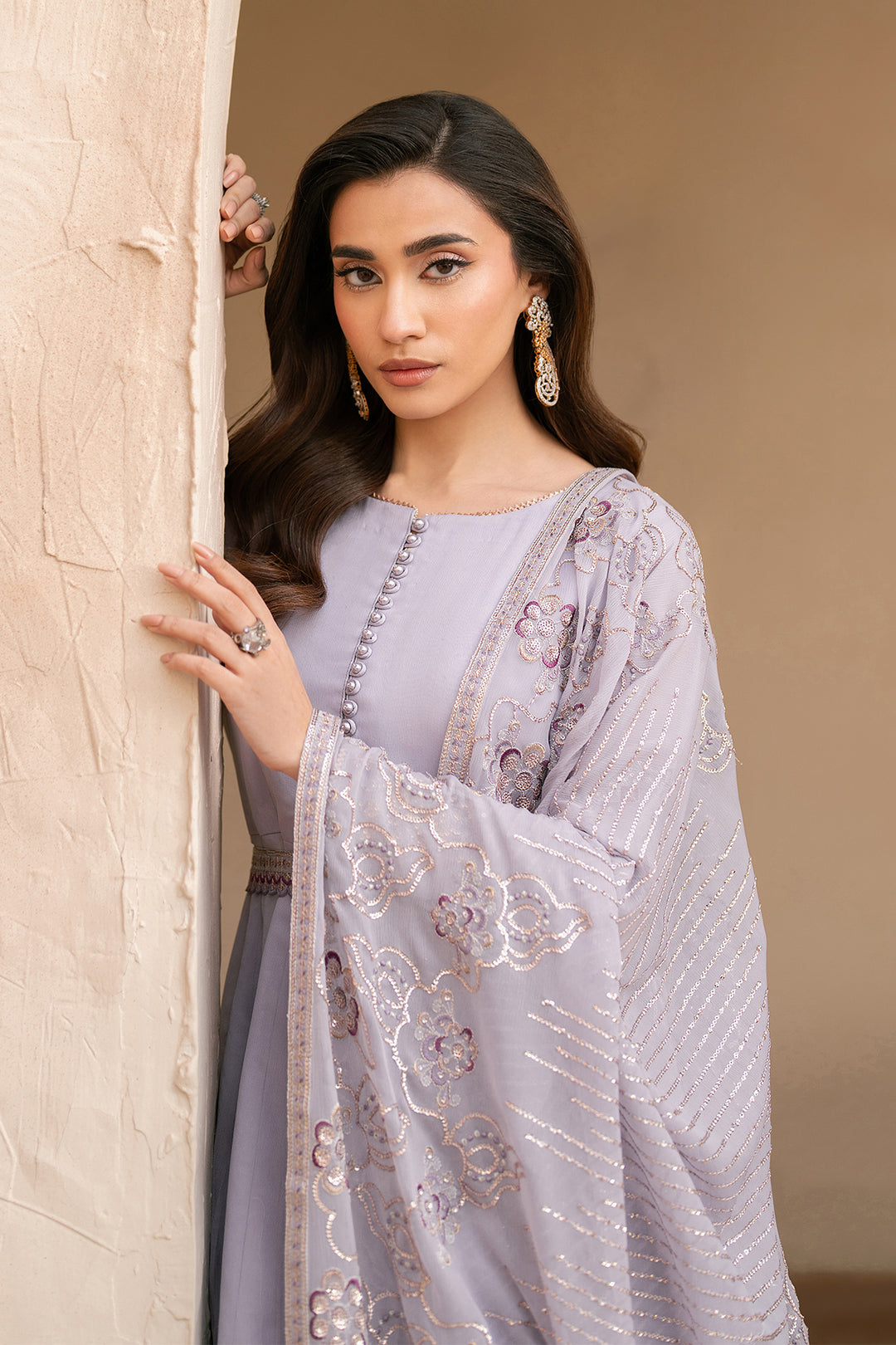 Lilac Dress 3 piece - RTW1028