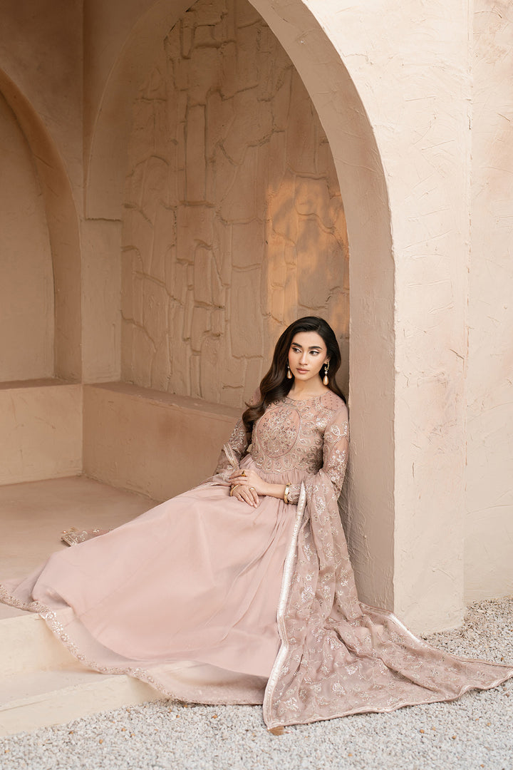 Beige Dress 3 piece - RTW1027