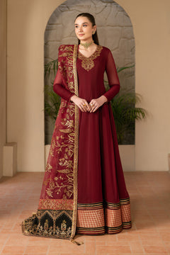 Maroon Dress 3 piece - RTW1024