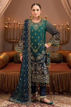 AF-JHLK-04-DEEWANI Embroidered Chiffon