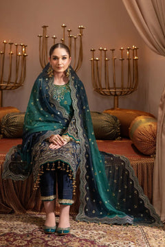 AF-JHLK-04-DEEWANI Embroidered Chiffon