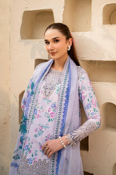 AF-EPL-7029-Flake Embroidered Printed Lawn