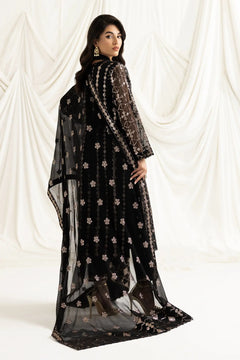 AF-DUA-3019-Nazik Black Embroidered Chiffon