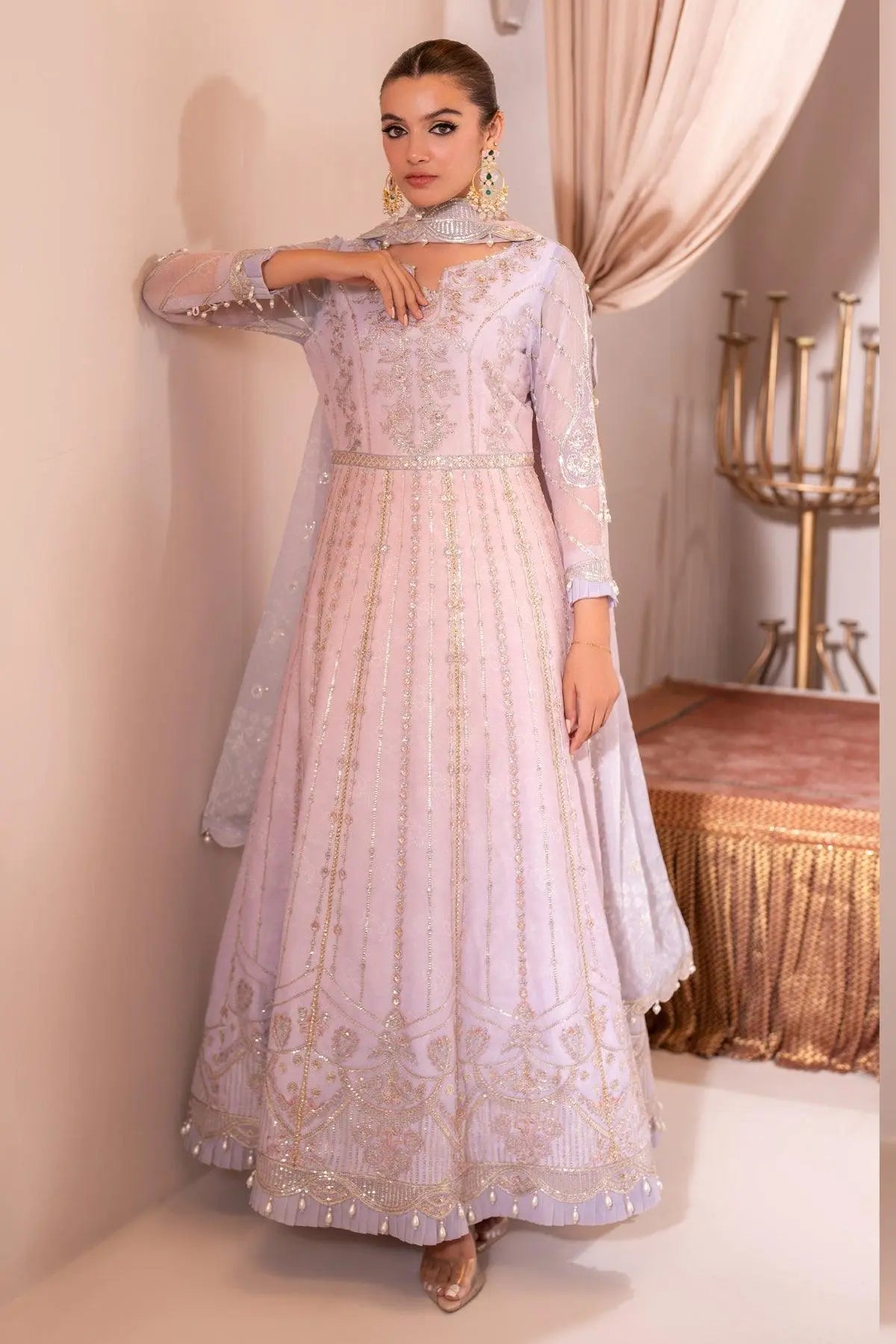 AF-JHLK-05-PARINAAZ Embroidered Chiffon