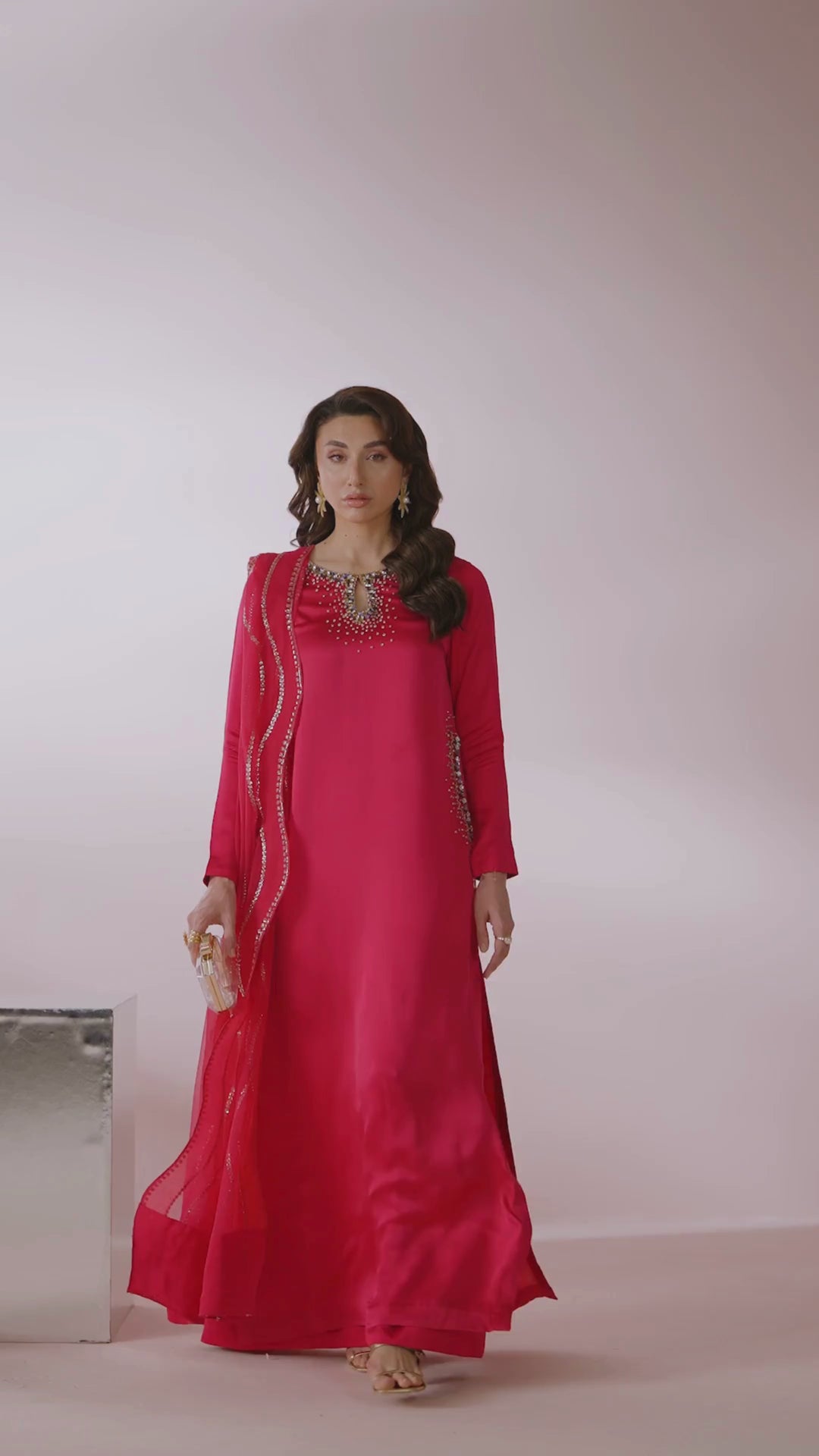 Pink Dress 3 piece - RTW1029