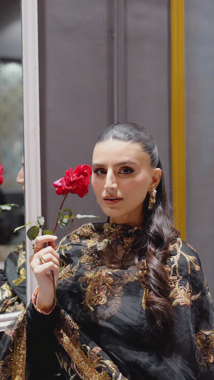 Black Dress 3 piece - RTW1025